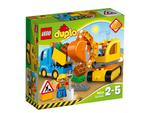 LEGO DUPLO 10812 Ciężarówka i koparka gąsienicowa w sklepie internetowym Planeta Klocków Sklep z klockami LEGO