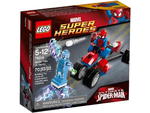 LEGO SuperHeroes 76014 Trójkołowiec Pająka kontra Electro w sklepie internetowym Planeta Klocków Sklep z klockami LEGO