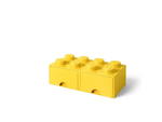 LEGO 40061732 Pojemnik na klocki z szufladami 4x2 żółty w sklepie internetowym Planeta Klocków Sklep z klockami LEGO