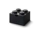 LEGO Classic 40201733 Szufladka na biurko klocek LEGO Brick 4 - Czarny w sklepie internetowym Planeta Klocków Sklep z klockami LEGO