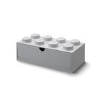 LEGO Classic 40211740 Szufladka na biurko klocek LEGO Brick 8 - Szary w sklepie internetowym Planeta Klocków Sklep z klockami LEGO