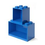 LEGO Classic 41171731 Zestaw półek LEGO BRICK 4 & BRICK 8 - Niebieskie w sklepie internetowym Planeta Klocków Sklep z klockami LEGO
