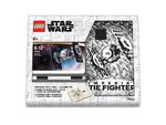 LEGO 52510 Star Wars Notatnik TIE Fighter z zestawem klocków, płytką i długopisem w sklepie internetowym Planeta Klocków Sklep z klockami LEGO