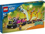 LEGO 60357 City Wyzwanie kaskaderskie - ciężarówka i ogniste obręcze w sklepie internetowym Planeta Klocków Sklep z klockami LEGO