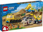LEGO 60391 City Ciężarówki i dźwig z kulą wyburzeniową w sklepie internetowym Planeta Klocków Sklep z klockami LEGO