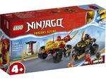 LEGO 71789 Ninjago Bitwa samochodowo-motocyklowa między Kaiem a Rasem w sklepie internetowym Planeta Klocków Sklep z klockami LEGO