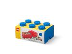 LEGO Classic 40000801 Pojemnik klocek LEGO Brick 6 - Niebieski w sklepie internetowym Planeta Klocków Sklep z klockami LEGO