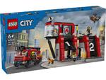 LEGO 60414 City Remiza strażacka z wozem strażackim w sklepie internetowym Planeta Klocków Sklep z klockami LEGO