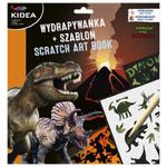 Wydrapywanka Zdrapywanka Dinozaury z szablonami w sklepie internetowym Inkmax.pl