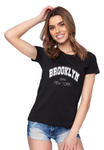 Koszulka T-Shirt Damski z krótkim rękawem nadruk Brooklyn NY w sklepie internetowym Roana24