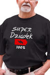 Koszulka z nadrukiem dla Dziadka " Dziadek na 100% " w sklepie internetowym Roana24