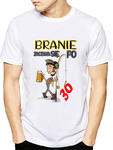 Męska Koszulka Urodzinowa na prezent Branie zaczyna się po 30 w sklepie internetowym Roana24