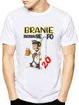 Męska Koszulka Urodzinowa na prezent Branie zaczyna się po 20 w sklepie internetowym Roana24