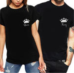 Koszulka Dla Par na święto zakochanych King i Queen korona w sklepie internetowym Roana24