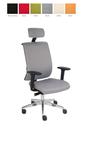 Fotel biurowy Grospol Level BT HD chrome tkanina ADAMANTIO --- NAJTANIEJ W DECOFIRE!! ZAPYTAJ O OFERTĘ: 668-151-378 w sklepie internetowym Decofire 