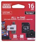 Karta pamięci z adapterem i czytnikiem kart GoodRam All in one M1A4-0160R12 (16GB; Class 10; Adapter w sklepie internetowym DigitalPartner