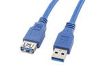 Kabel Lanberg CA-US3E-10CC-0018-B (USB 3.0 M - USB 3.0 F; 1,8m; kolor niebieski) w sklepie internetowym DigitalPartner