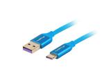 Kabel Lanberg CA-USBO-21CU-0010-BL (USB 2.0 typu A - USB typu C ; 1m; kolor niebieski) w sklepie internetowym DigitalPartner