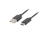 Kabel Lanberg CA-USBO-31CU-0018-BK (USB 3.1 - USB typu C ; 1,8m; kolor czarny) w sklepie internetowym DigitalPartner