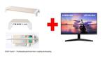 MONITOR SAMSUNG LED 24\" LF24T350FHRXEN+POUT Eyes7 podstawka pod monitor z szyb. ładowarką biała w sklepie internetowym DigitalPartner