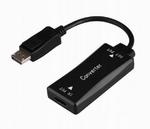 GEMBIRD KABEL AKTYWNY KONWERTER SYGNAŁU HDMI 4K NA DISPLAYPORT 15CM, CZARNY w sklepie internetowym DigitalPartner