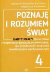 Poznaję i rozumiem świat Karty pracy dla uczniów z niepełnosprawnością intelektualną dla przedszkoli i zespołów rewalidacyjno wychowawczych w sklepie internetowym Sportowo-Medyczna.pl