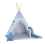 Namiot tipi dla dzieci, bawełna, okienko, dinozaur, epoka lodowcowa w sklepie internetowym tyletegotu.pl