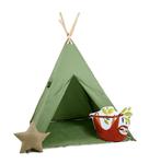 Namiot tipi dla dzieci, bawełna, okienko, leniwiec, zielono mi w sklepie internetowym tyletegotu.pl