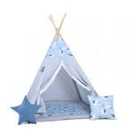 Namiot tipi dla dzieci, bawełna, okienko, poduszka, łabędzi wiatr w sklepie internetowym tyletegotu.pl