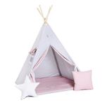 Namiot tipi dla dzieci, bawełna, okienko, poduszka, cukrowy sopelek w sklepie internetowym tyletegotu.pl
