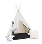 Namiot tipi dla dzieci, bawełna, okienko, poduszka, grafitowa elegancja w sklepie internetowym tyletegotu.pl