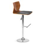 Hoker, krzesło barowe, stołek, ekoskóra, Rigi, czarny w sklepie internetowym tyletegotu.pl