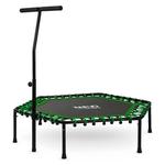 Trampolina fitness, z uchwytem, Neo-Sport, 127x118 cm, zielony w sklepie internetowym tyletegotu.pl