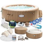 Dmuchane SPA Jacuzzi z hydromasażem, 4 os. + akcesoria, Intex, 196x71 cm w sklepie internetowym tyletegotu.pl