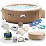 Dmuchane SPA Jacuzzi z hydromasażem, 4 os. + akcesoria, Intex, 196x71 cm w sklepie internetowym tyletegotu.pl