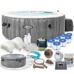 Dmuchane SPA Jacuzzi z hydromasażem, 4 os. + akcesoria, Intex, 196x71 cm w sklepie internetowym tyletegotu.pl