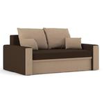Sofa dwuosobowa, poduszki, Montana, 152x90x75 cm, brąz, cappucino w sklepie internetowym tyletegotu.pl