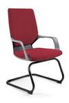 Fotel biurowy, krzesło, Apollo Skid, czarny, deepred w sklepie internetowym tyletegotu.pl