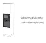 NAVIA Słupek SPM 6/2357 kuchenny 60 cm pod zabudowę piekarnika i mikrofali w sklepie internetowym Sklep.meblarz.pl