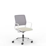 XILIUM Fotel Obrotowy Konferencyjny SWIVEL CHAIR MESH WHITE | Oparcie - Siatka w sklepie internetowym Sklep.meblarz.pl