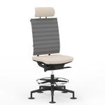 SAIL Fotel Obrotowy Konturowy COUNTER SWIVEL CHAIR MESH | Oparcie - Siatka | Mechanizm SY | Podnóżek Ring Base | Zgodny z Rozporządzeniem z 2023 roku w sklepie internetowym Sklep.meblarz.pl