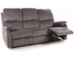 SPENCER 3 Velvet Sofa 3-osobowa rozkładana | Tkanina | Szary Bluvel 14 | z MR w sklepie internetowym Sklep.meblarz.pl