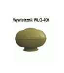 Wywietrznik Uniwersal WLO-400 ST, laminat standard w sklepie internetowym sklepekoprojekt.pl