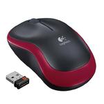 Mysz optyczna bezprzewodowa czerwona LOGITECH M185 910-002240 w sklepie internetowym a4XL.pl