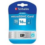 Verbatim Micro Secure Digital Card, 16GB, micro SDHC, 44010, UHS-I U1 (Class 10), bez adaptera w sklepie internetowym a4XL.pl