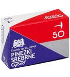 Pinezki srebrne Grand 110-1378 50szt w sklepie internetowym a4XL.pl