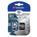 Verbatim Karta pamięci Micro Secure Digital Card Pro U3, 32GB, micro SDHC, 47041, UHS-I U3 (Class 10), V30, z adapterm w sklepie internetowym a4XL.pl