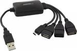 ESPERANZA USB 2.0 HUB 3 PORTY USB + 1 PORT MICRO USB w sklepie internetowym a4XL.pl