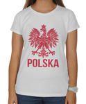 Koszulka damska kibica Reprezentacji Polski z orłem w sklepie internetowym dirtyshop.pl