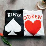 Bluzy dla par zakochanych z kapturem King Queen Poker 2 w sklepie internetowym dirtyshop.pl